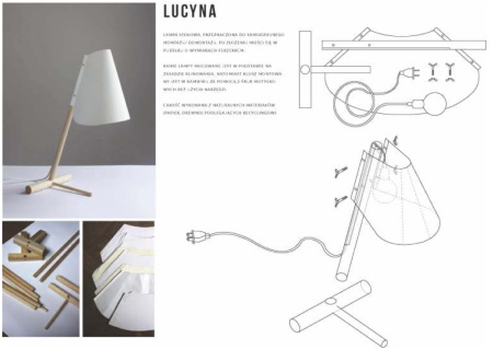 LUCYNA – ekologiczna lampa dla nomadów